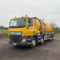 DAF CF 370 Stainless Vacuum Tank Euro 6