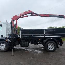 DAF LF 18 TON INSULATED TIPPER GRAB TIPPER GRAB DOUBLE DROP SIDE