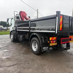 DAF LF 18 TON INSULATED TIPPER GRAB TIPPER GRAB DOUBLE DROP SIDE