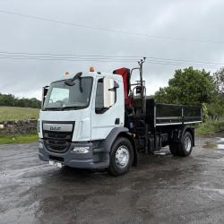 DAF LF 230 Tipper Crane Euro 6